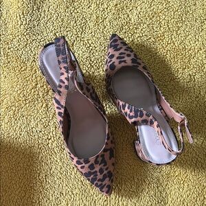 Leopard Print Women's Heels